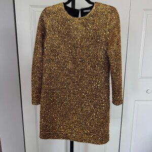 12 Storeez - Gold mini dress
